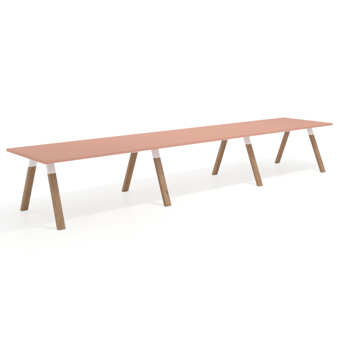 mesa multipuesto 360x100 rosa talco uvepro recto 1