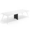 mesa reuniones 260x120 blanco mate tekno mesa doble fondo 120cm 1