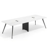 mesa reuniones 340x120 albo tekno mesa doble fondo 120cm 1