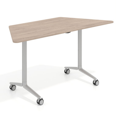 Mesa plegable trapezoidal