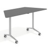 mesa de escritorio plegable 150x65 gris tormenta pivot mesa plegable trapezoidal 1