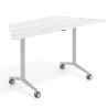 mesa de escritorio plegable 150x65 albo pivot mesa plegable trapezoidal 1