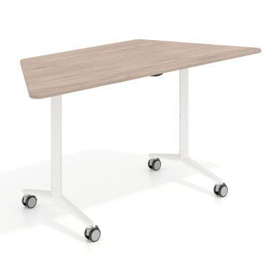 Mesa plegable trapezoidal