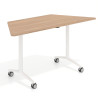 mesa de escritorio plegable 150x65 siroco pivot mesa plegable trapezoidal 1