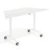 mesa de escritorio plegable 150x65 albo pivot mesa plegable trapezoidal 1