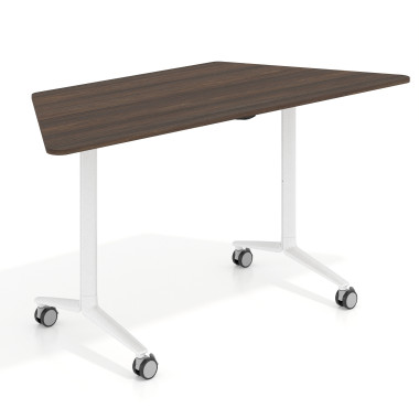 Mesa plegable trapezoidal