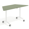 mesa de escritorio plegable 150x65 rayado sauce pivot mesa plegable trapezoidal 1