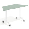 mesa de escritorio plegable 150x65 iris pivot mesa plegable trapezoidal 1