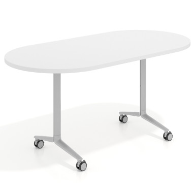 Mesa plegable ovalada