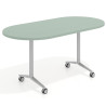 mesa de escritorio plegable 160x80 iris pivot mesa plegable ovalada 1