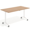 mesa de escritorio plegable 150x75 siroco pivot mesa plegable rectangular 1