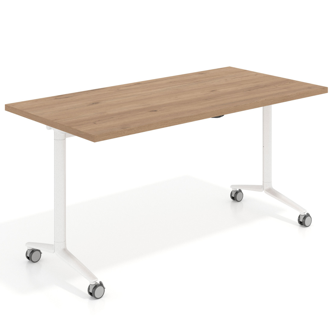 mesa de escritorio plegable 150x75 naturale pivot mesa plegable rectangular 1