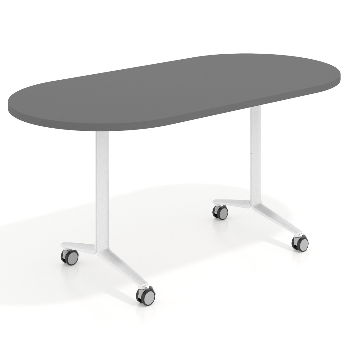 mesa de escritorio plegable 160x80 gris tormenta pivot mesa plegable ovalada 1