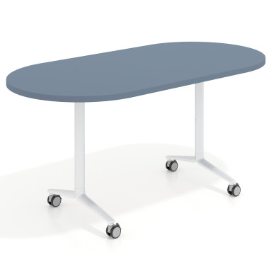 Mesa plegable ovalada