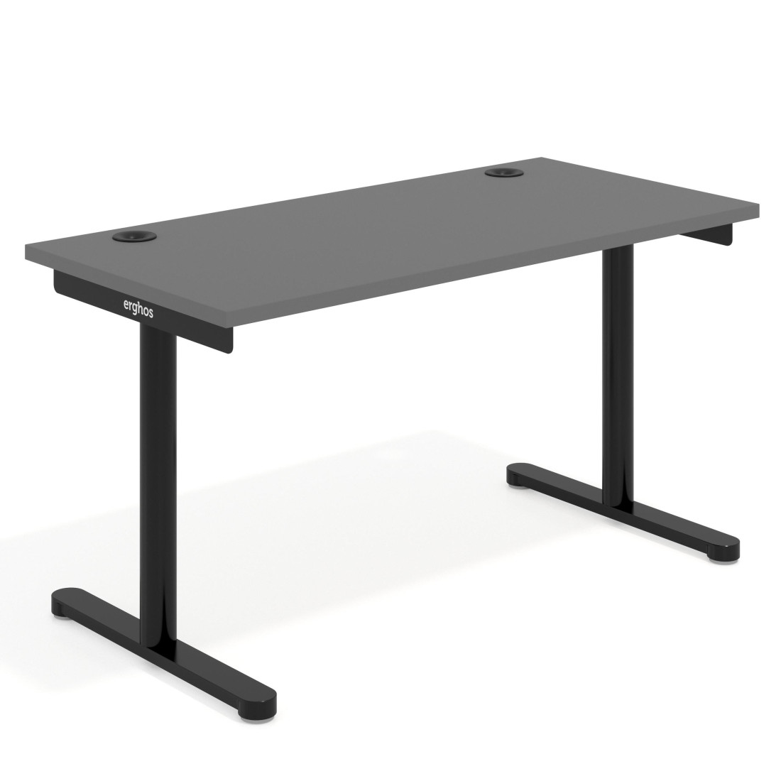 mesa de escritorio 140x68 gris tormenta tdesk mesa fondo 68cm recto 1