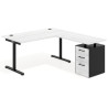 mesa en l 140x180 albo tdesk mesa con ala pedestal melamina recto 1