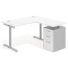 mesa en l 120x138 blanco mate tdesk mesa con ala corta pedestal melamina recto 1
