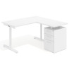 mesa en l 120x138 blanco mate tdesk mesa con ala corta pedestal melamina recto 1