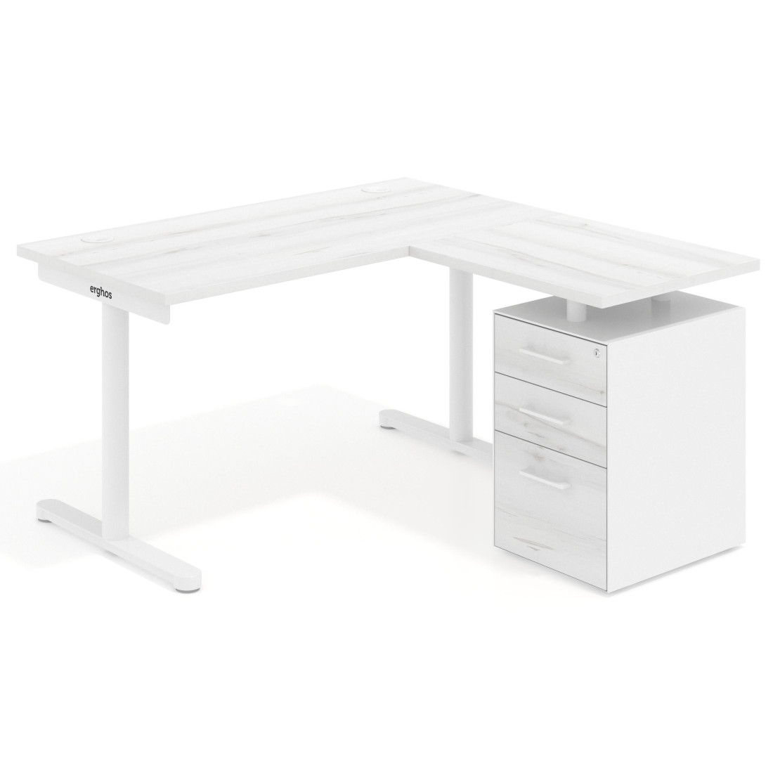 mesa en l 140x138 albo tdesk mesa con ala corta pedestal melamina recto 1