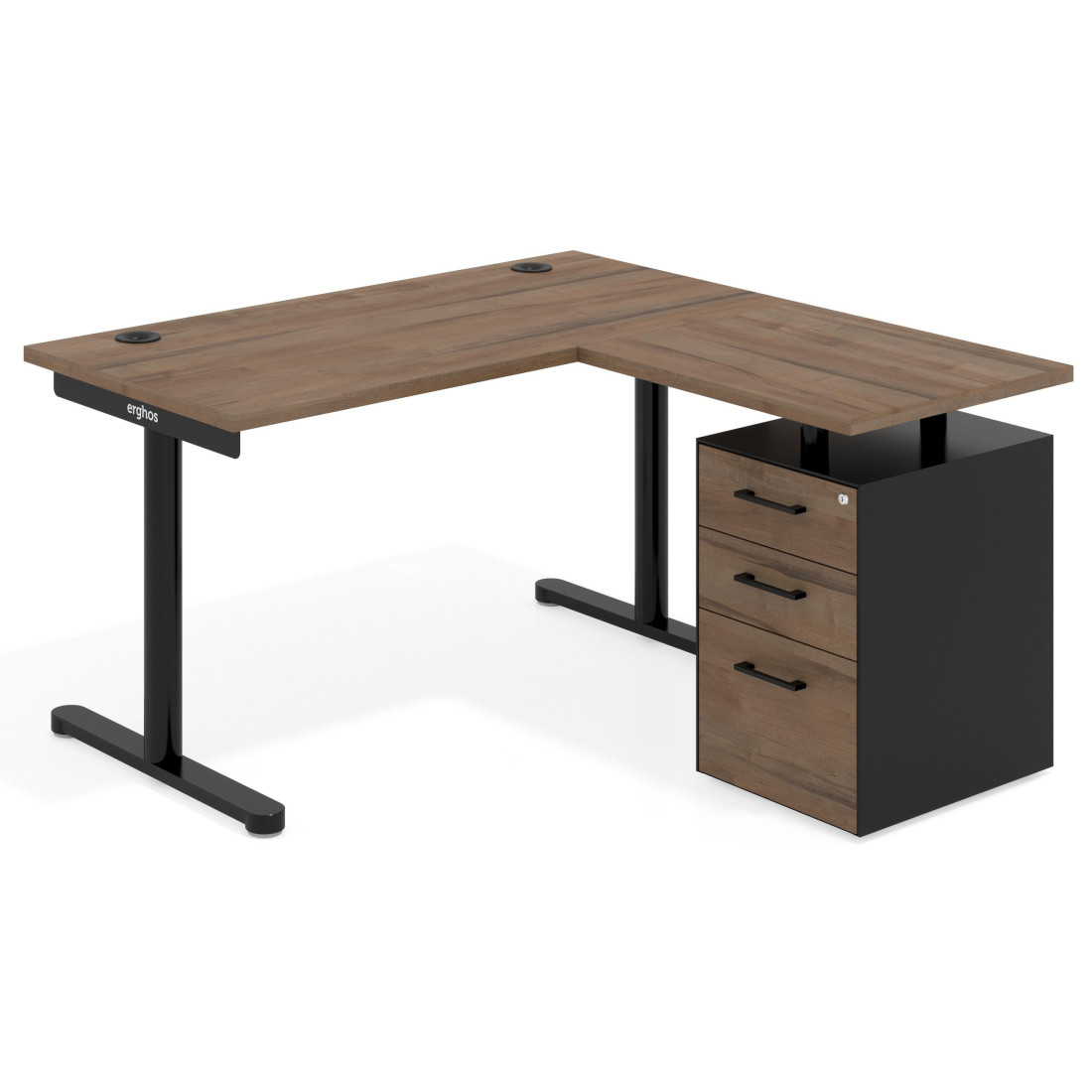 mesa en l 120x138 noce sabi tdesk mesa con ala corta pedestal melamina recto 1