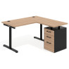 mesa en l 120x138 siroco tdesk mesa con ala corta pedestal melamina recto 1