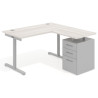 mesa en l 120x138 california tdesk mesa con ala corta pedestal metal recto 1