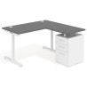 mesa en l 120x138 gris tormenta tdesk mesa con ala corta pedestal metal recto 1