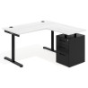 mesa en l 140x138 albo tdesk mesa con ala corta pedestal metal recto 1