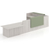 mostrador de recepcion 238x320 california sauce welcome mostrador con rincon izquierdo y modulo de atencion 1