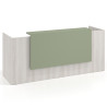 mostrador de recepcion 246x75 california sauce welcome mostrador doble con encimera larga 1
