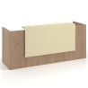 mostrador de recepcion 200x75 naturale salvia welcome mostrador doble con encimera larga 1