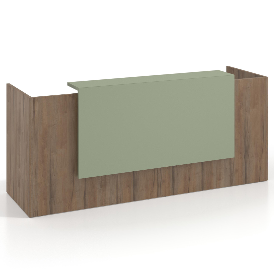 mostrador de recepcion 200x75 noce sabi sauce welcome mostrador doble con encimera larga 1