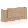 mostrador de recepcion 246x75 siroco welcome mostrador doble con encimera larga 1