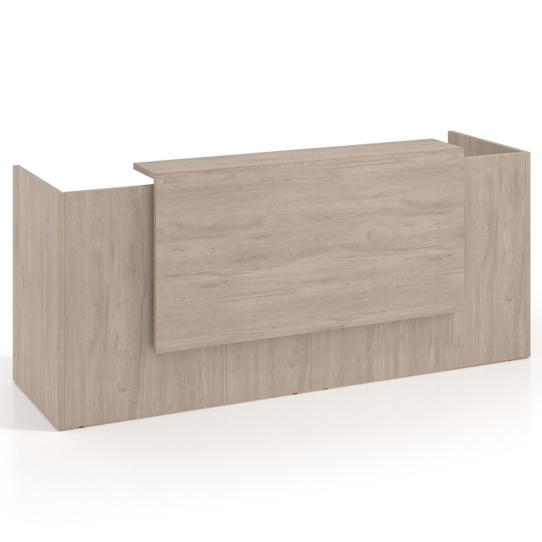 mostrador de recepcion 200x75 sahara welcome mostrador doble con encimera larga 1