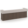mostrador de recepcion 326x75 mistral gris coco welcome mostrador doble encimera corta corrida 1