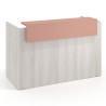 mostrador de recepcion 106x75 california rosa talco welcome mostrador individual encimera corta 1