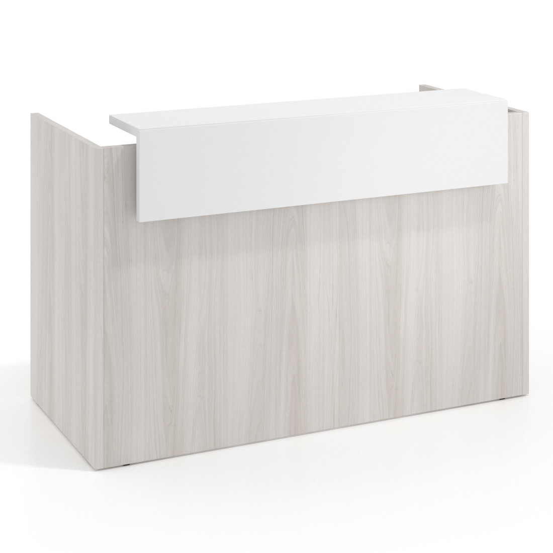 mostrador de recepcion 106x75 california blanco mate welcome mostrador individual encimera corta 1