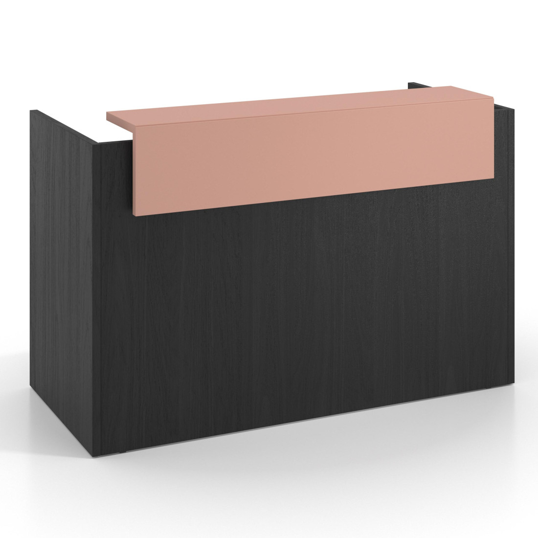 mostrador de recepcion 106x75 bocamina rosa talco welcome mostrador individual encimera corta 1