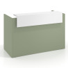 mostrador de recepcion 106x75 sauce blanco mate welcome mostrador individual encimera corta 1