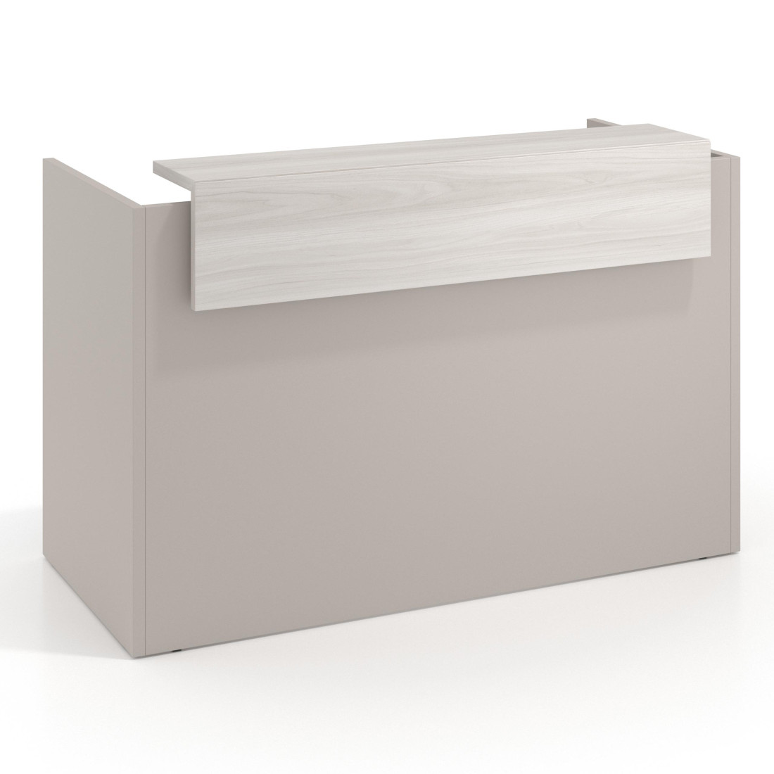mostrador de recepcion 106x75 gris coco california welcome mostrador individual encimera corta 1