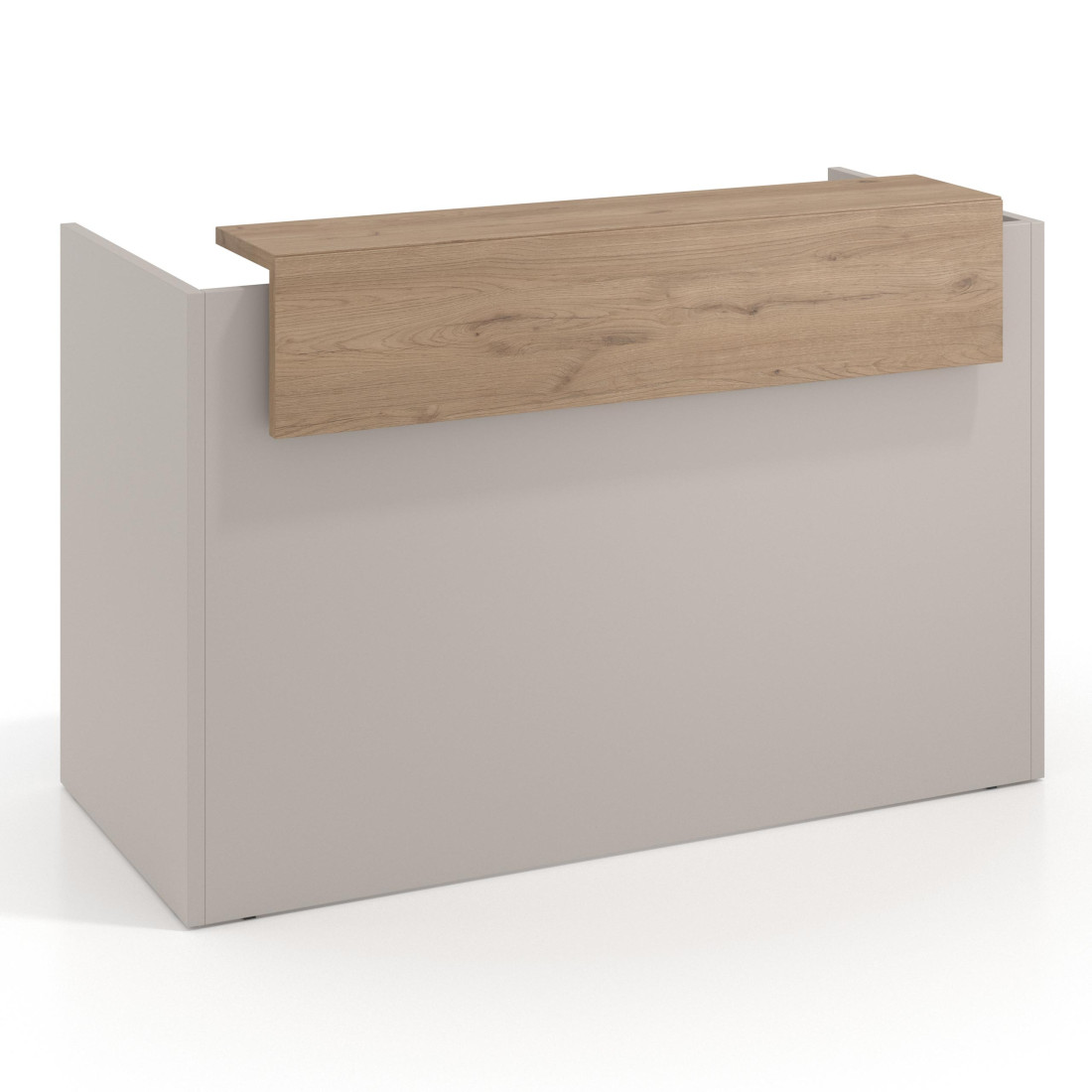 mostrador de recepcion 106x75 gris coco naturale welcome mostrador individual encimera corta 1