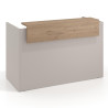 mostrador de recepcion 106x75 gris coco naturale welcome mostrador individual encimera corta 1