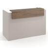 mostrador de recepcion 106x75 gris coco noce sabi welcome mostrador individual encimera corta 1