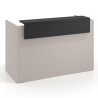 mostrador de recepcion 106x75 gris coco bocamina welcome mostrador individual encimera corta 1