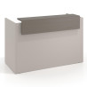 mostrador de recepcion 106x75 gris coco etna welcome mostrador individual encimera corta 1