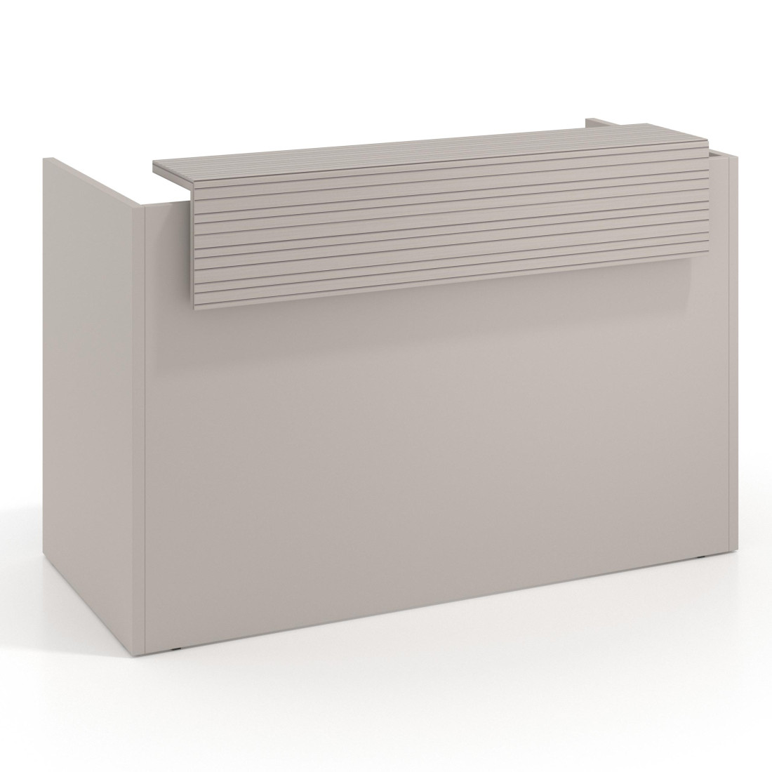 mostrador de recepcion 106x75 gris coco rayado coco welcome mostrador individual encimera corta 1