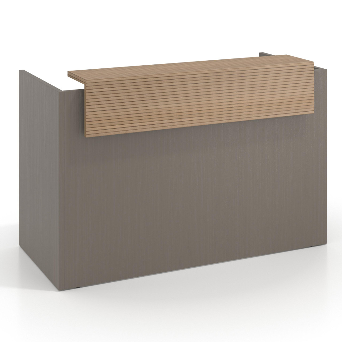 mostrador de recepcion 106x75 etna rayado natural welcome mostrador individual encimera corta 1