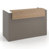 mostrador de recepcion 106x75 etna rayado natural welcome mostrador individual encimera corta 1