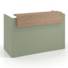mostrador de recepcion 106x75 sauce rayado natural welcome mostrador individual encimera corta 1