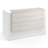 mostrador de recepcion 106x75 blanco mate california welcome mostrador individual encimera larga 1